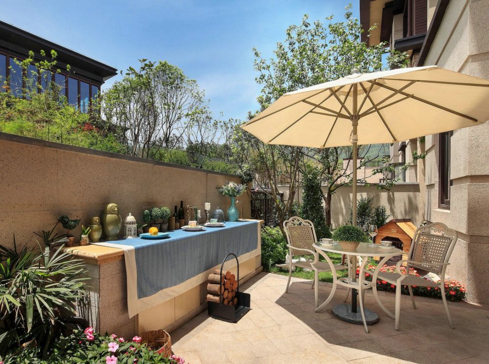 别墅庭院休闲区