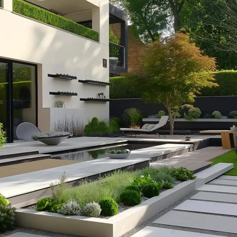 别墅庭院设计 施工