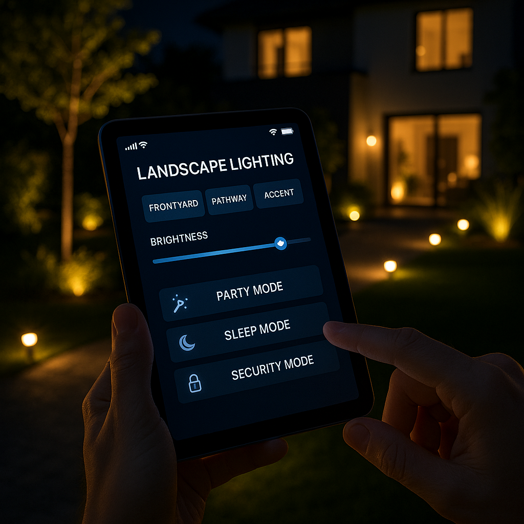 智能控制系统在庭院照明中的应用示例